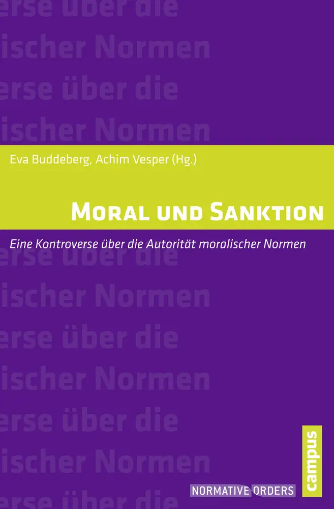Cover: 9783593395975 | Moral und Sanktion | Eva Buddeberg (u. a.) | Taschenbuch | 357 S.