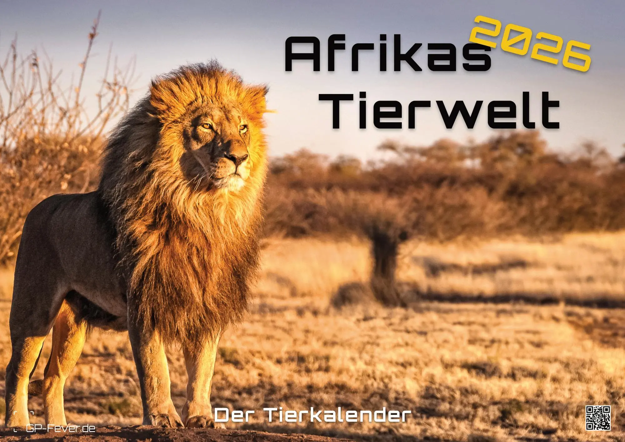 Cover: 9783986735975 | Afrikas Tierwelt - Der Tierkalender - 2026 - Kalender DIN A2 | de