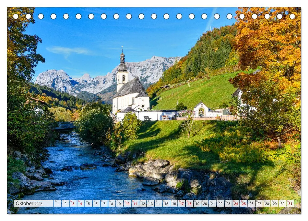 Bild: 9783457586075 | Urlaub im Berchtesgadener Land (Tischkalender 2026 DIN A5 quer),...