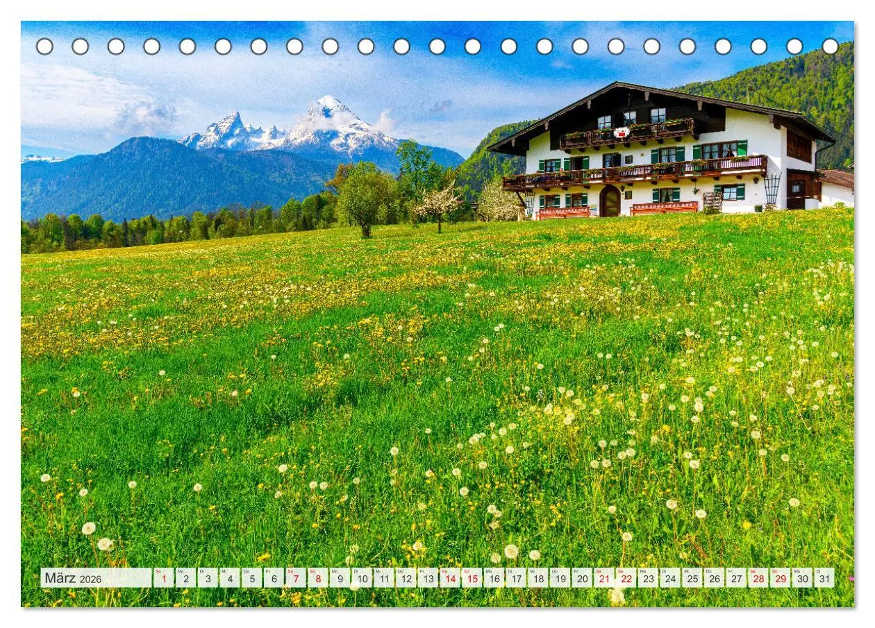Bild: 9783457586075 | Urlaub im Berchtesgadener Land (Tischkalender 2026 DIN A5 quer),...