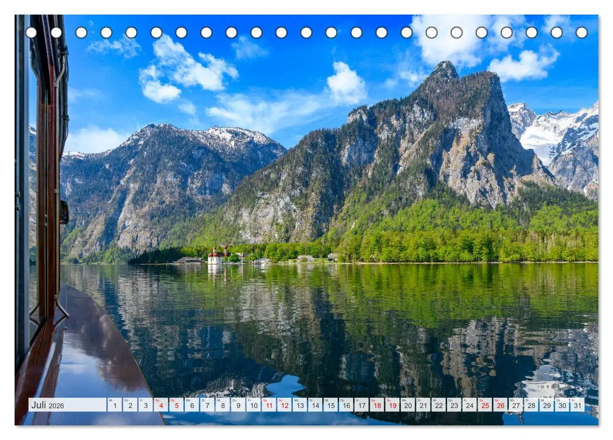 Bild: 9783457586075 | Urlaub im Berchtesgadener Land (Tischkalender 2026 DIN A5 quer),...