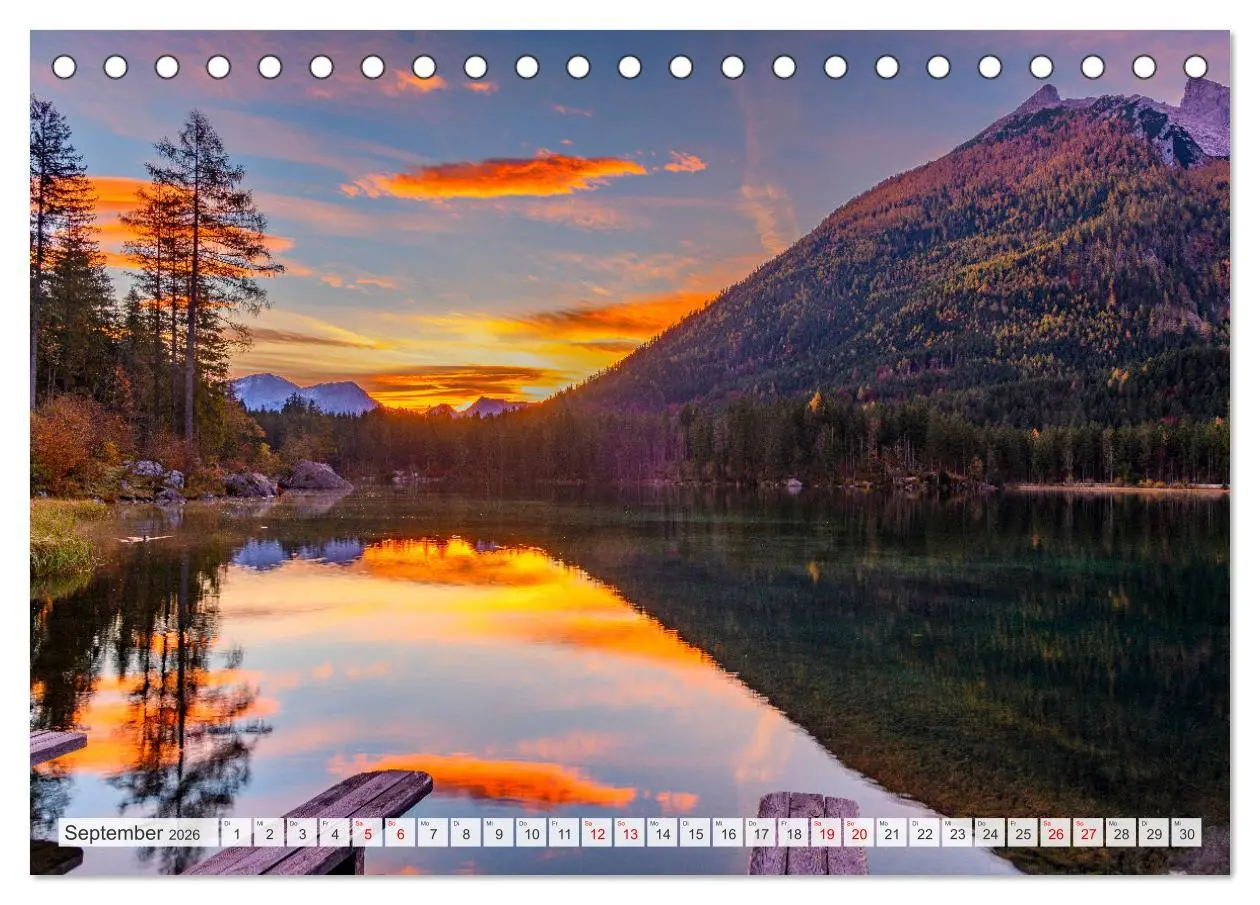 Bild: 9783457586075 | Urlaub im Berchtesgadener Land (Tischkalender 2026 DIN A5 quer),...