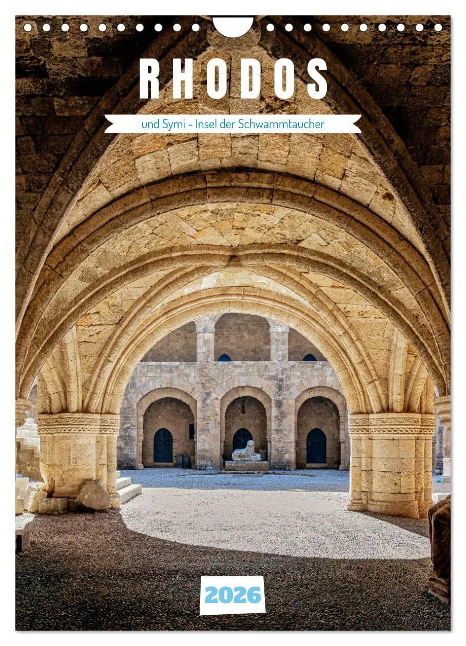 Cover: 9783516296075 | Rhodos und Symi, Insel der Schwammtaucher (Wandkalender 2026 DIN A4...