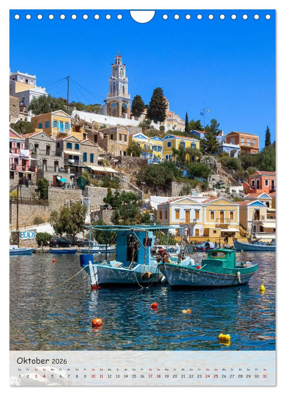 Bild: 9783516296075 | Rhodos und Symi, Insel der Schwammtaucher (Wandkalender 2026 DIN A4...