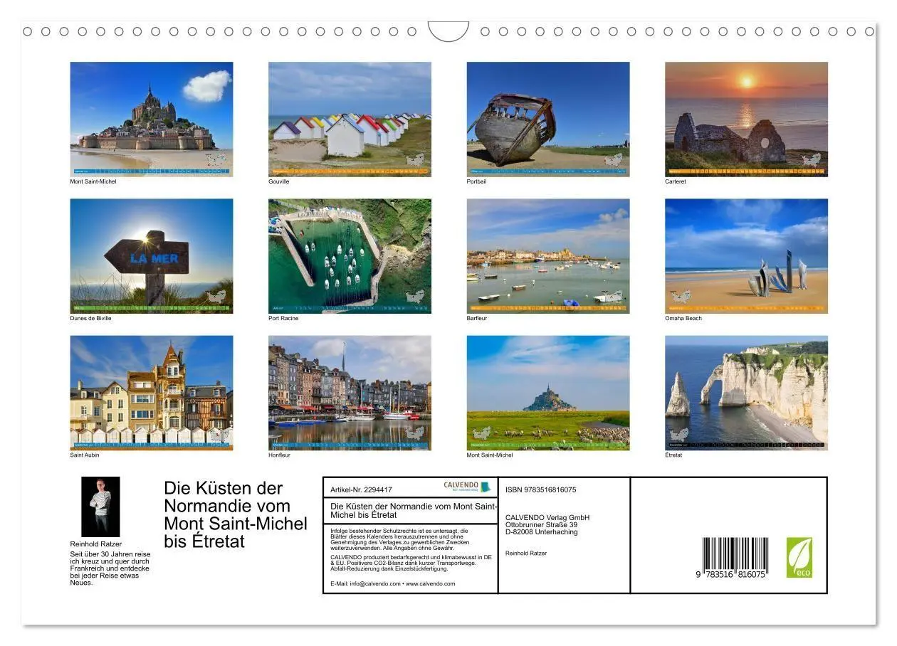 Bild: 9783516816075 | Die Küsten der Normandie vom Mont Saint-Michel bis Étretat...