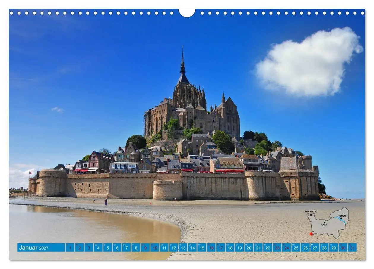 Bild: 9783516816075 | Die Küsten der Normandie vom Mont Saint-Michel bis Étretat...
