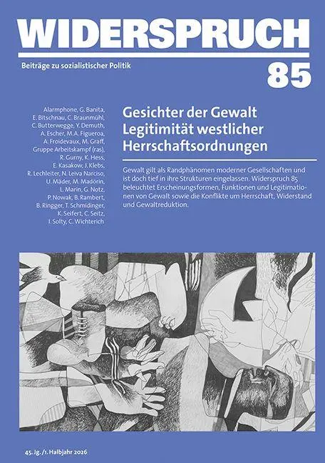 Cover: 9783859906075 | Widerspruch 85 | Redaktion Widerspruch | Broschüre | 296 S. | Deutsch