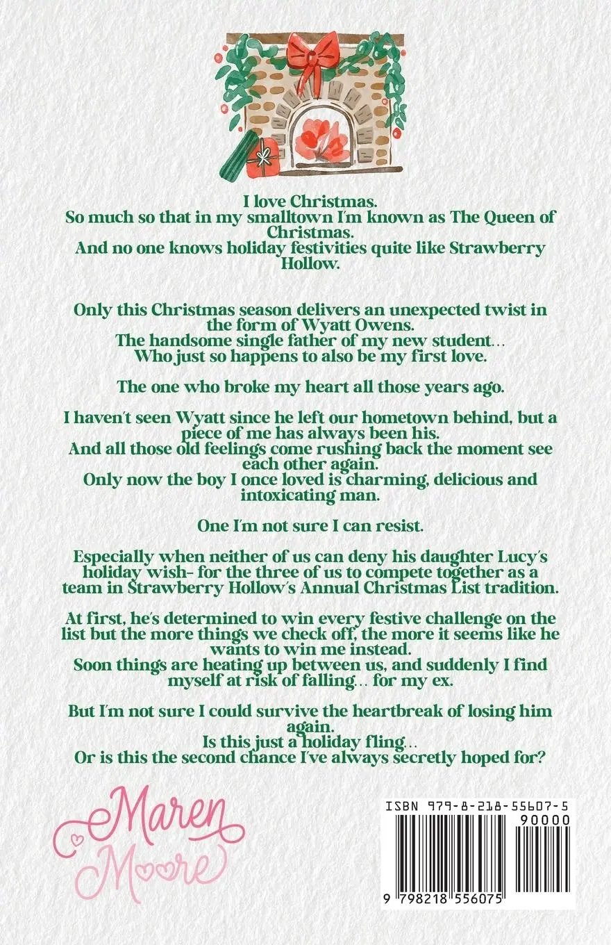 Rückseite: 9798218556075 | The Christmas List | Maren Moore | Taschenbuch | Englisch | 2024