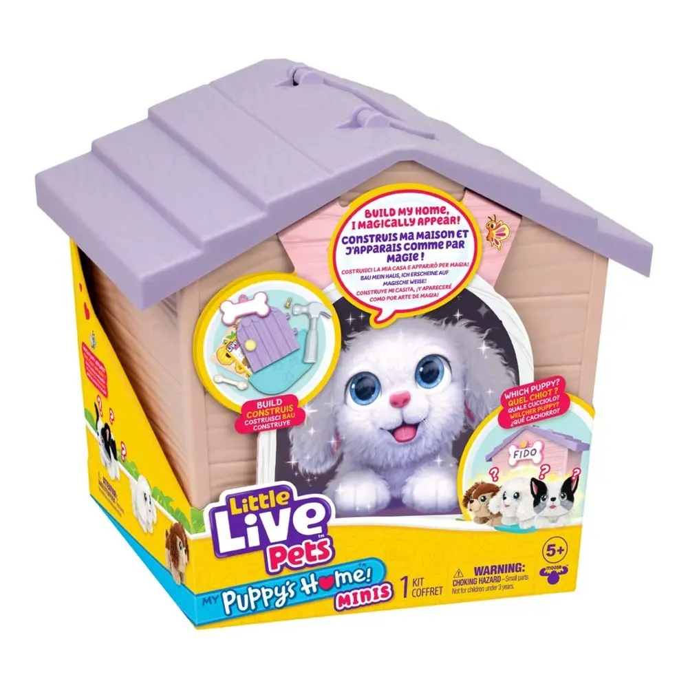 Cover: 630996266175 | Little Live Pets: My Puppy's Home Mini - Spielset - Pink | 300214