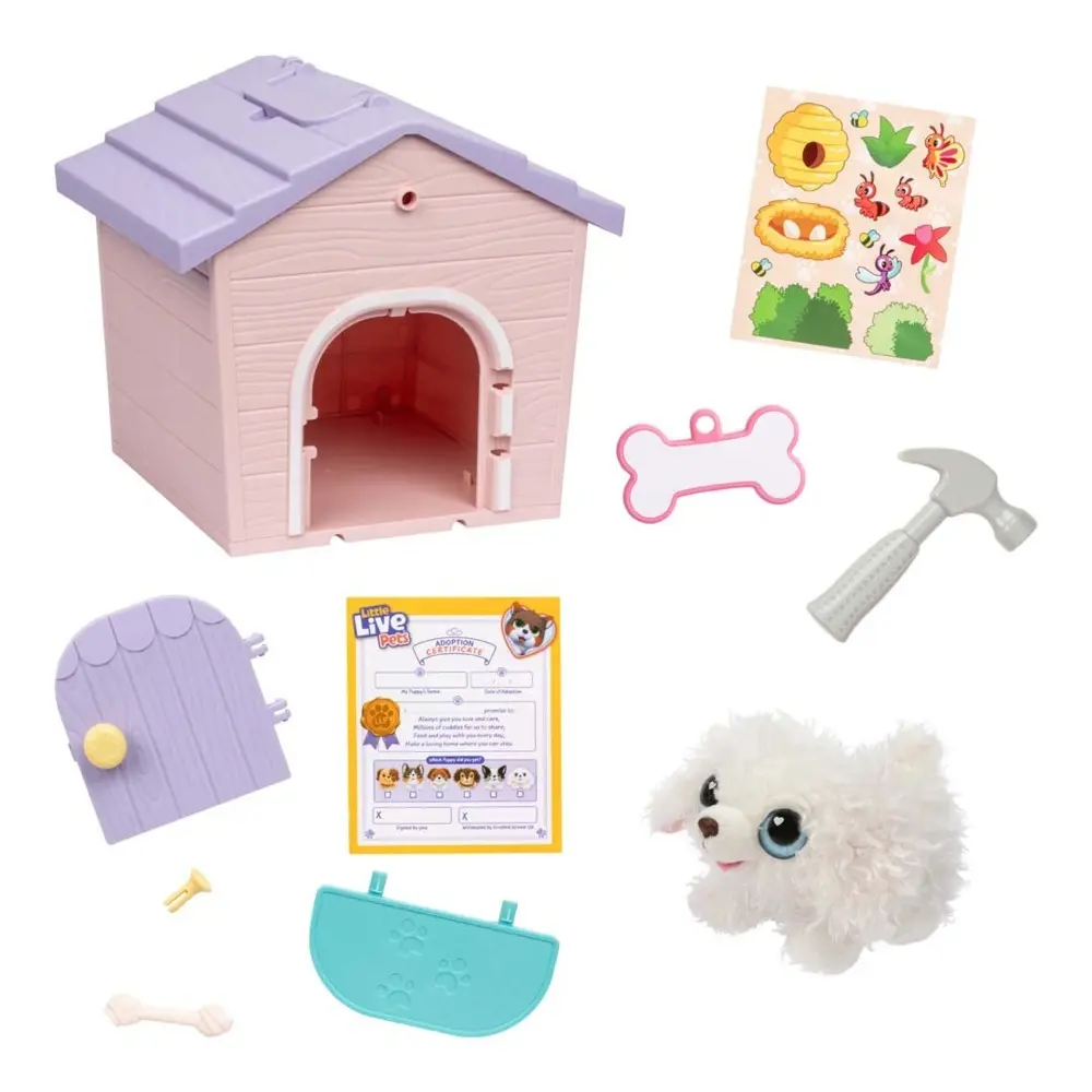 Bild: 630996266175 | Little Live Pets: My Puppy's Home Mini - Spielset - Pink | 300214