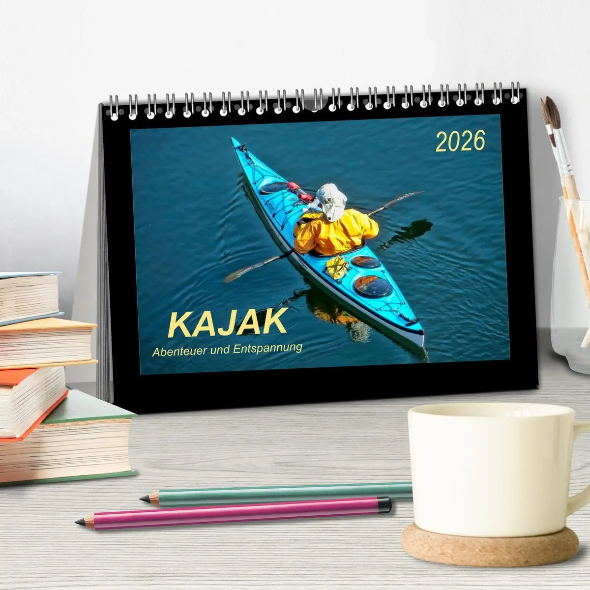 Bild: 9783516046175 | Kajak - Abenteuer und Entspannung (Tischkalender 2026 DIN A5 quer),...
