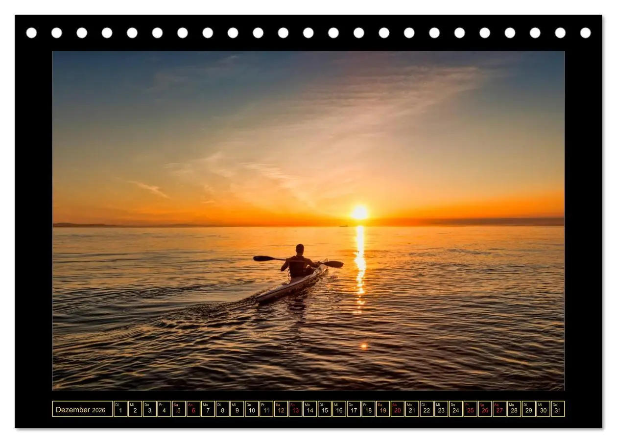 Bild: 9783516046175 | Kajak - Abenteuer und Entspannung (Tischkalender 2026 DIN A5 quer),...