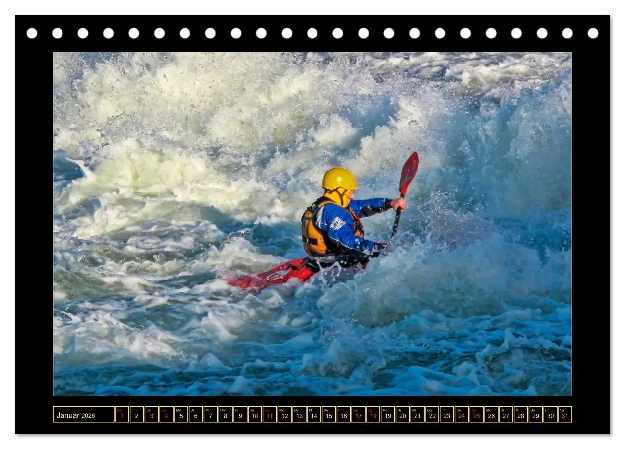 Bild: 9783516046175 | Kajak - Abenteuer und Entspannung (Tischkalender 2026 DIN A5 quer),...