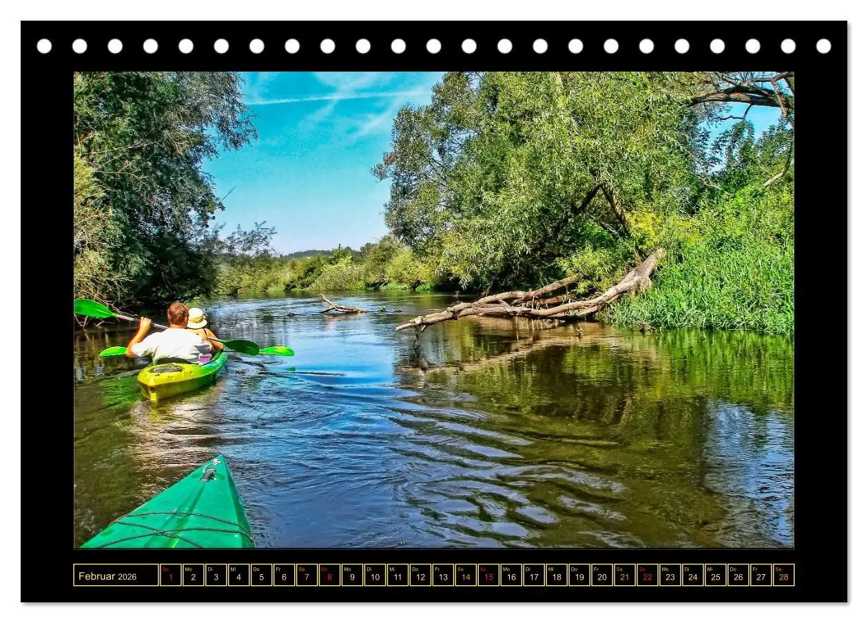 Bild: 9783516046175 | Kajak - Abenteuer und Entspannung (Tischkalender 2026 DIN A5 quer),...
