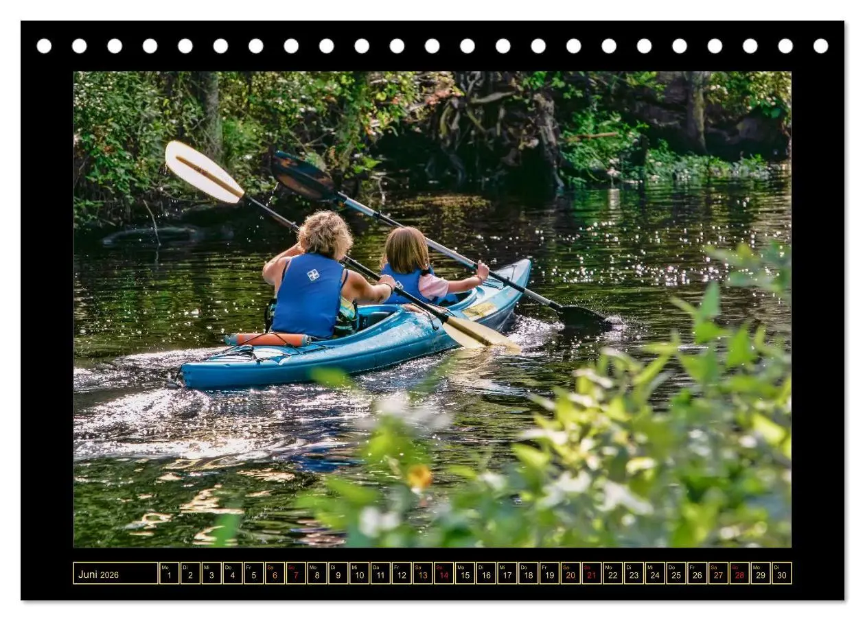 Bild: 9783516046175 | Kajak - Abenteuer und Entspannung (Tischkalender 2026 DIN A5 quer),...