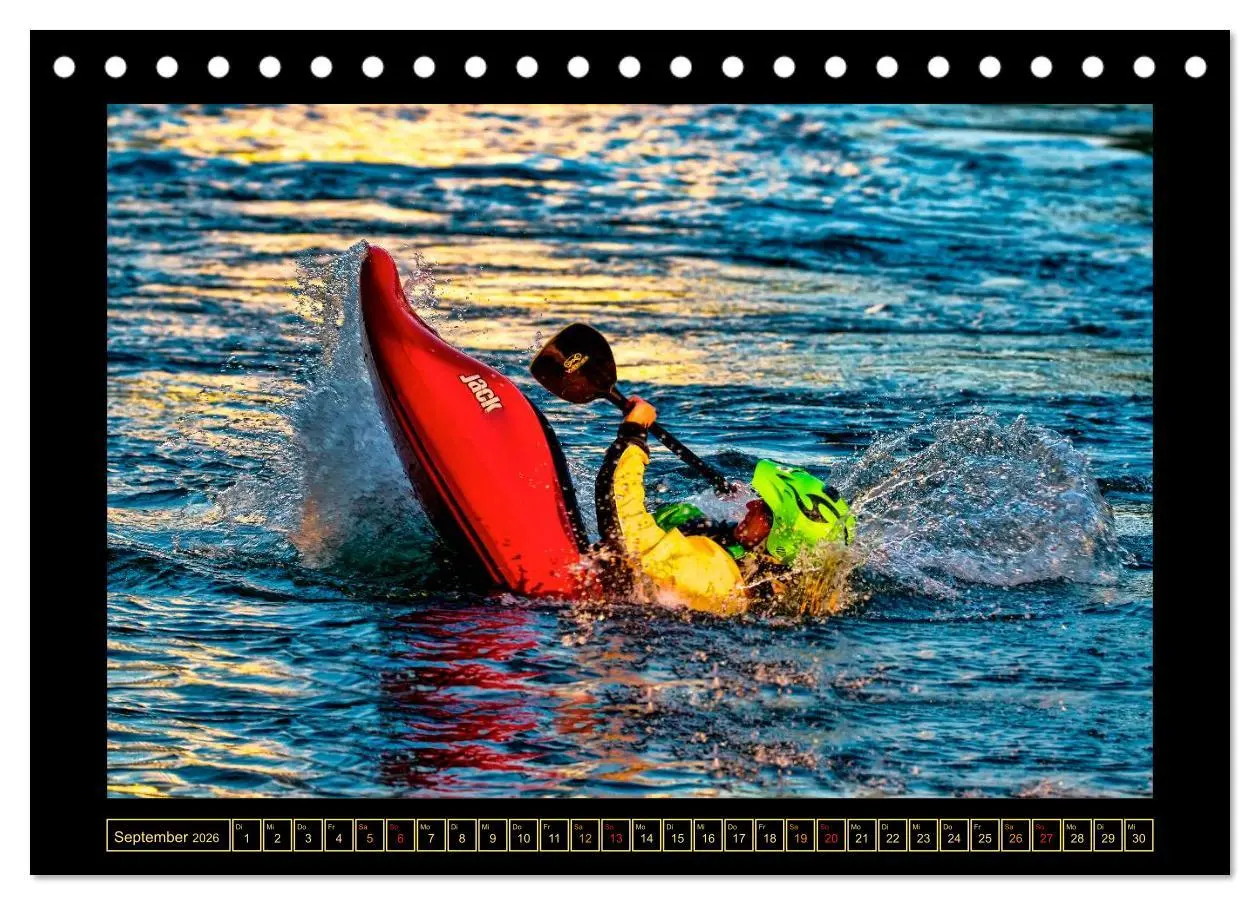 Bild: 9783516046175 | Kajak - Abenteuer und Entspannung (Tischkalender 2026 DIN A5 quer),...