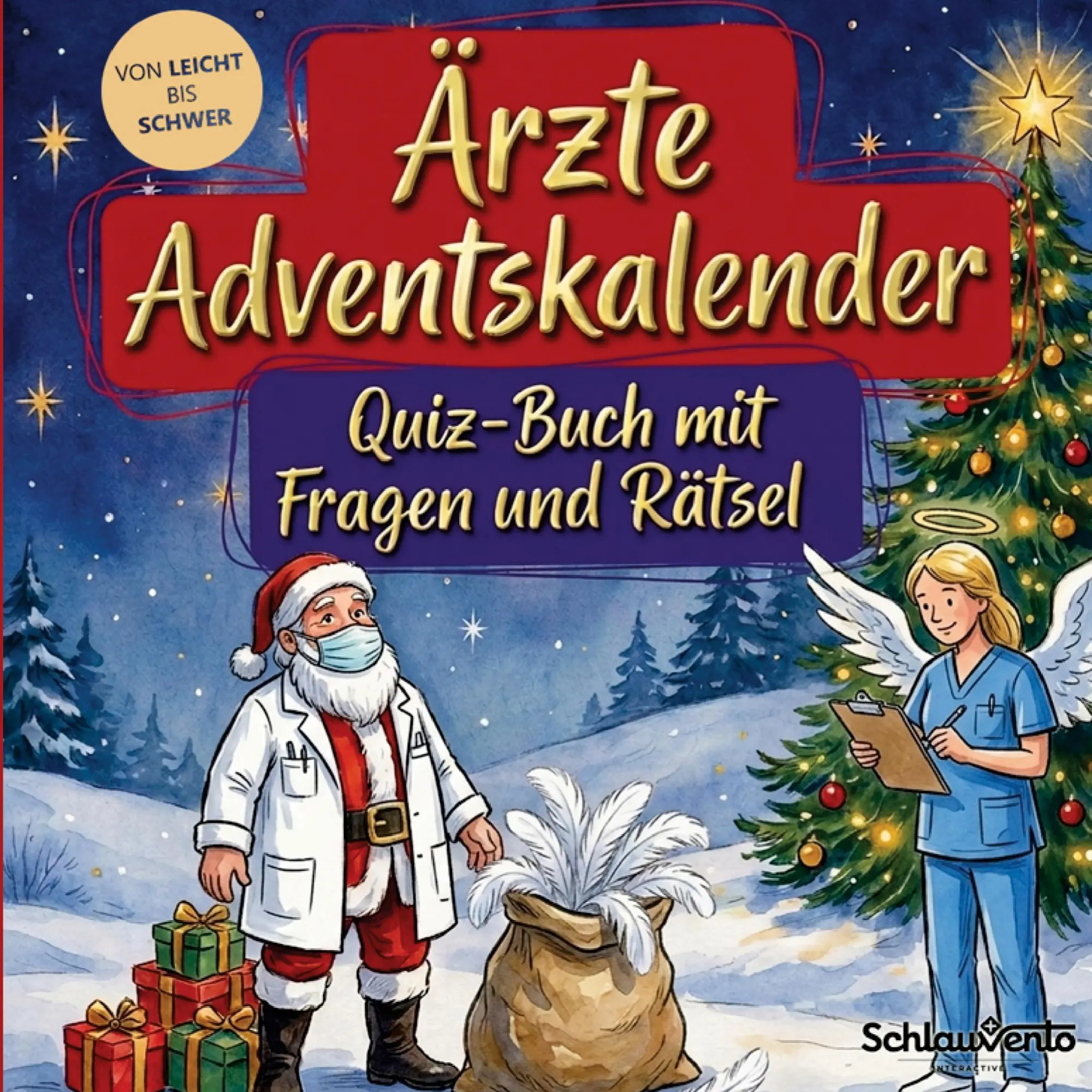 Cover: 9783693196175 | Ärzte-Adventskalender: Quiz-Buch mit Fragen und Rätsel | Interactive