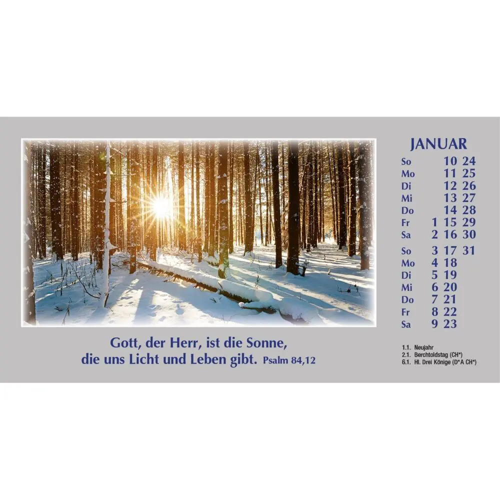 Bild: 9783754886175 | Wege zur Stille 2027 | Autokalender mit Psalmworten und Farbfotos