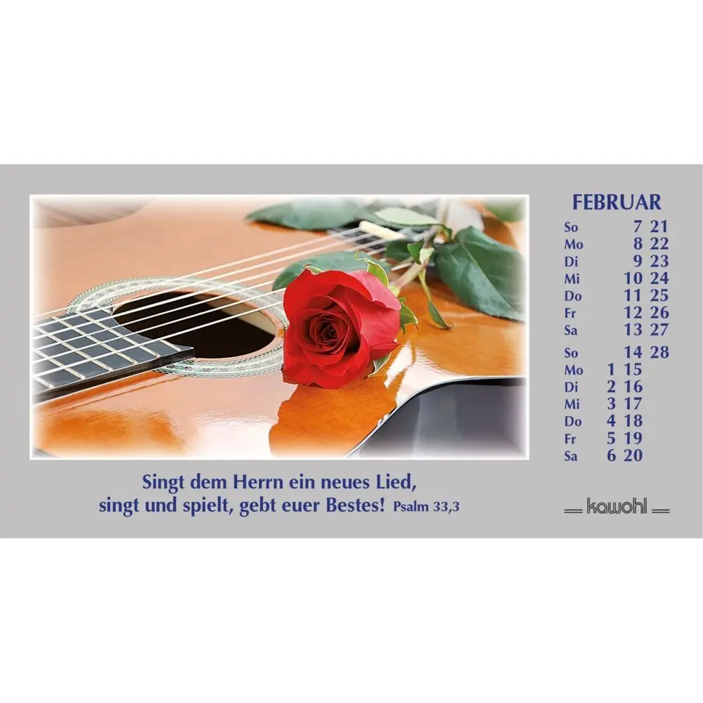 Bild: 9783754886175 | Wege zur Stille 2027 | Autokalender mit Psalmworten und Farbfotos
