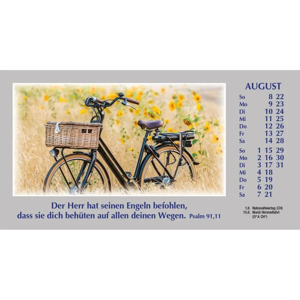 Bild: 9783754886175 | Wege zur Stille 2027 | Autokalender mit Psalmworten und Farbfotos