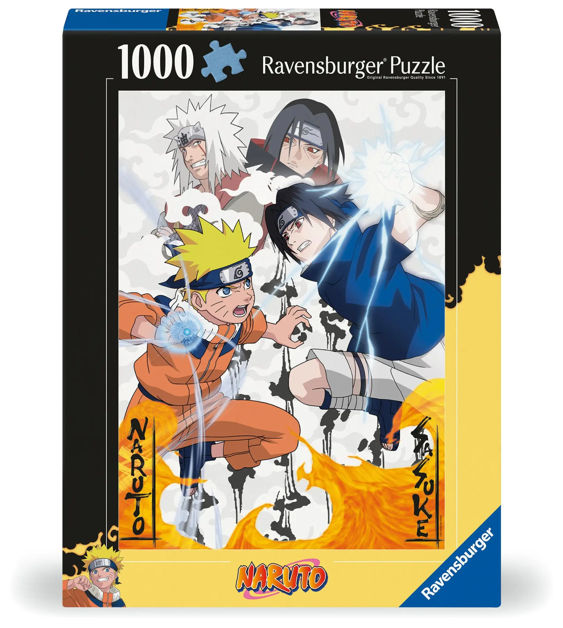 Cover: 4005555006275 | Erwachsenenpuzzle 1000 Teile - Naruto vs. Sasuke | Spiel | 12000627