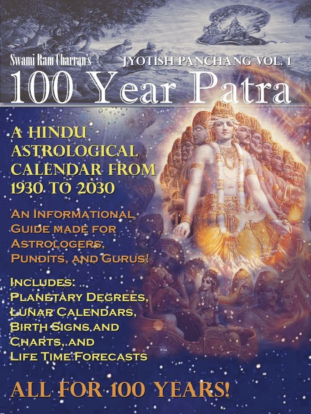 Cover: 9781434376275 | 100 Year Patra (Panchang) Vol 1 | Swami Ram Charran | Taschenbuch