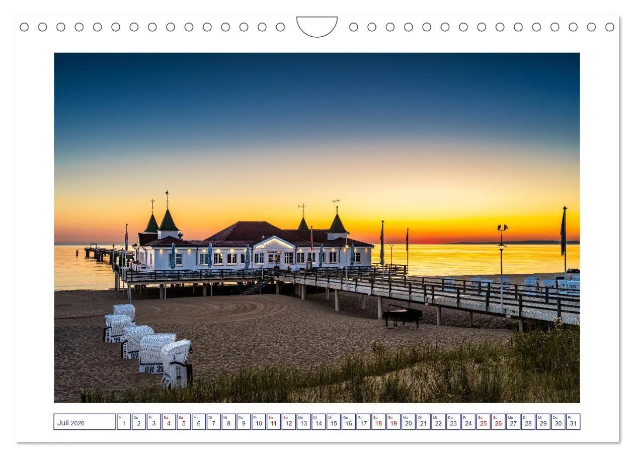 Bild: 9783457256275 | Die Ostsee von Ahlbeck nach Heringsdorf (Wandkalender 2026 DIN A4...