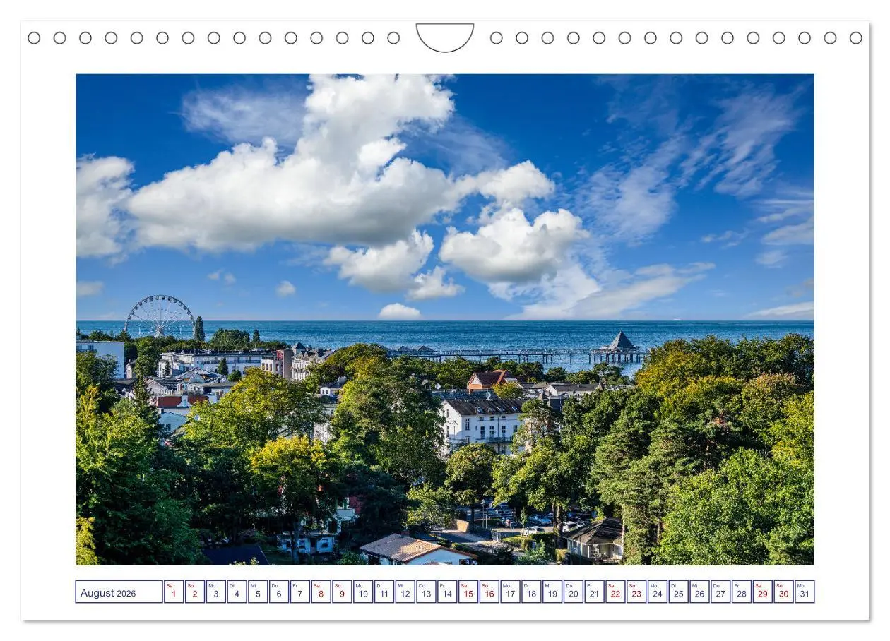 Bild: 9783457256275 | Die Ostsee von Ahlbeck nach Heringsdorf (Wandkalender 2026 DIN A4...