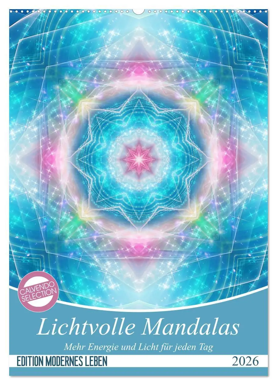 Cover: 9783516416275 | Lichtvolle Mandalas (Wandkalender 2026 DIN A2 hoch), CALVENDO...