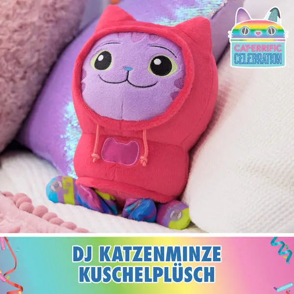 Bild: 681147046375 | GDH Soft Feature Plüsch - DJ Catnip | Karton | 46375 | Deutsch | 2025