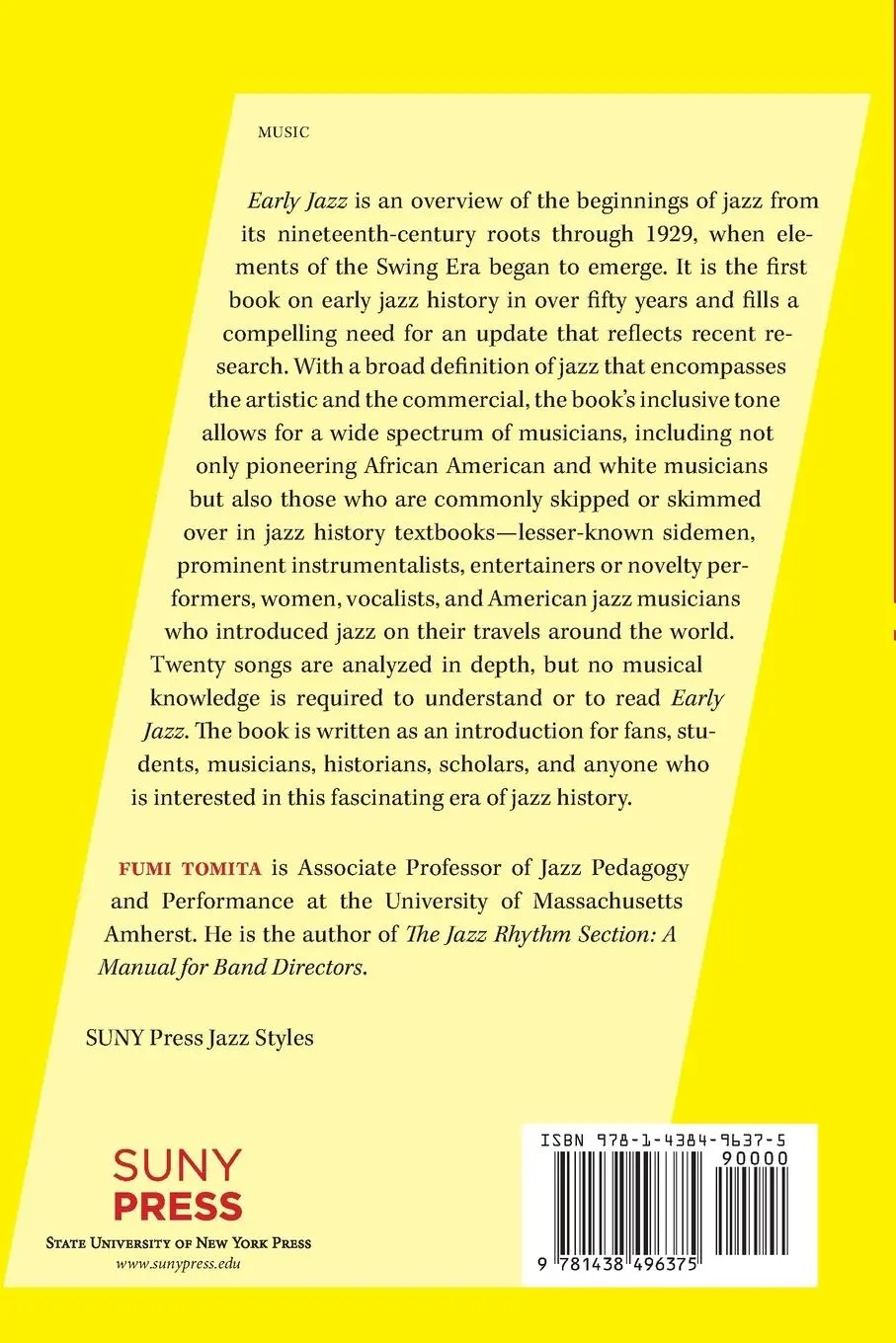 Rückseite: 9781438496375 | Early Jazz | A Concise Introduction, from Its Beginnings through 1929