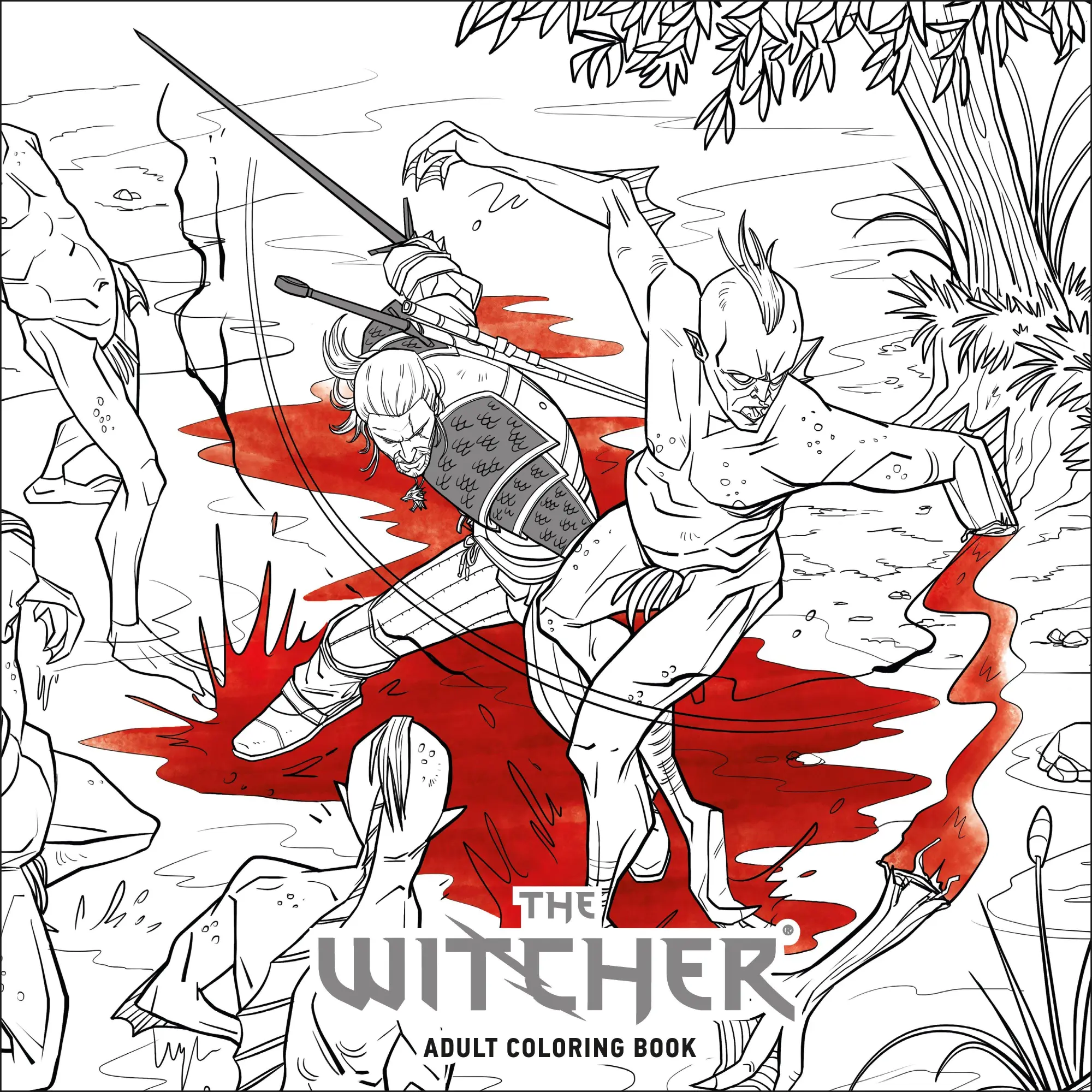 The Witcher Adult Coloring Book - CD Projekt Red CD Projekt Red Kartoniert (TB)