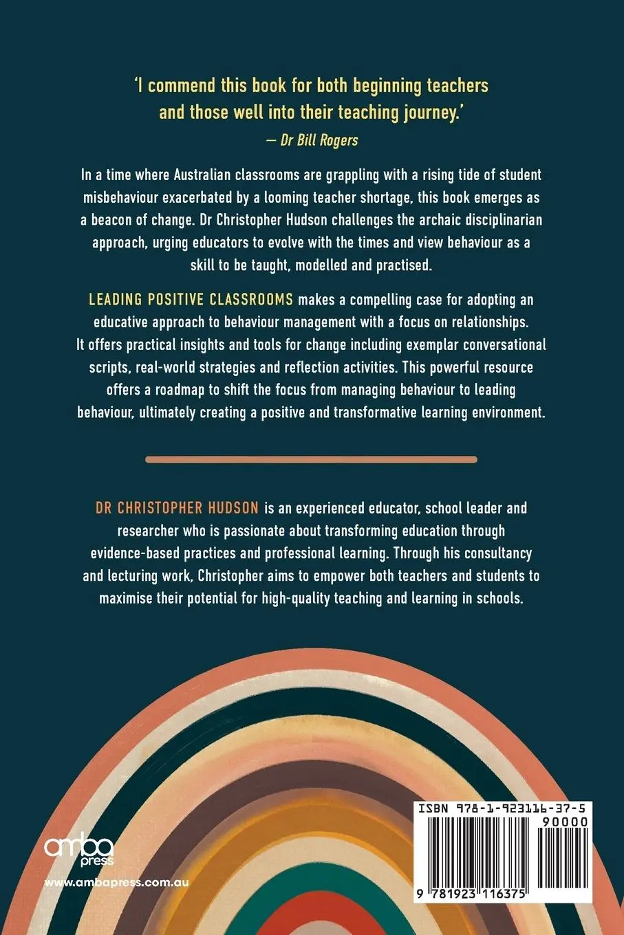 Rückseite: 9781923116375 | Leading Positive Classrooms | Christopher Hudson | Taschenbuch | 2024