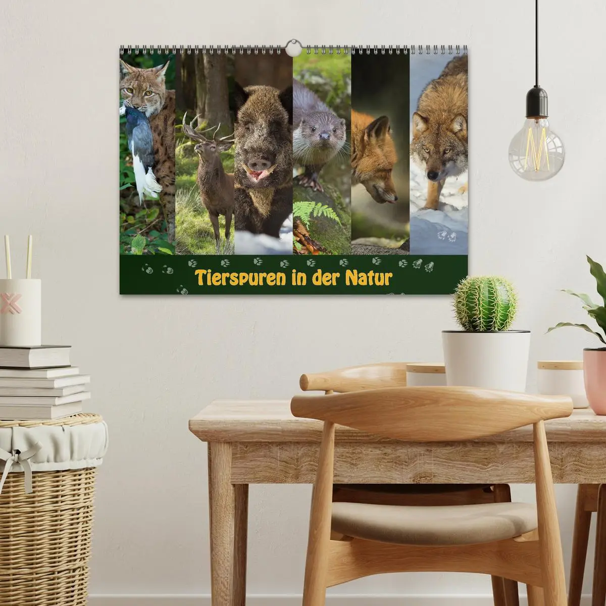 Bild: 9783457866375 | Tierspuren in der Natur (Wandkalender 2026 DIN A3 quer), CALVENDO...