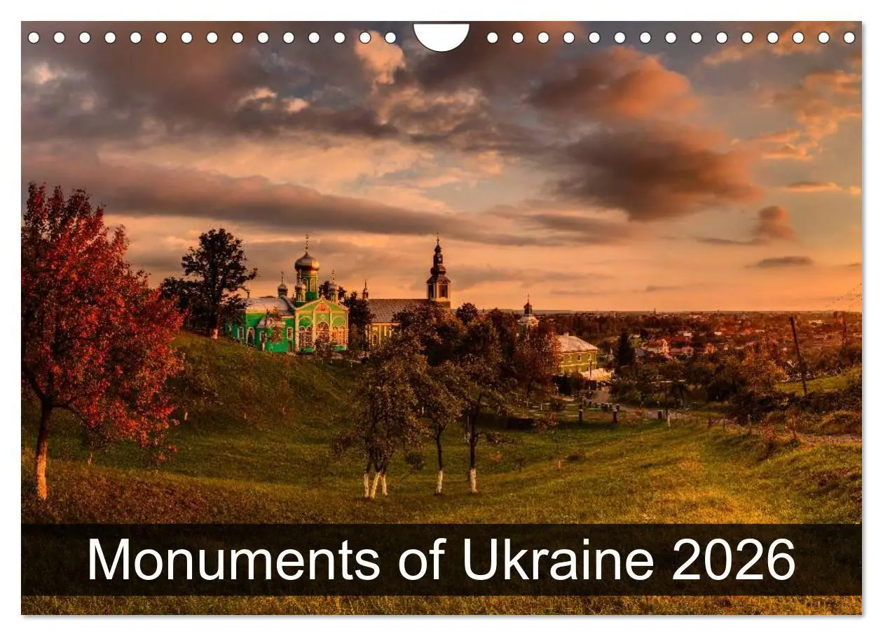 Cover: 9783516576375 | Monuments of Ukraine 2026 (Wall Calendar 2026 DIN A4 landscape),...