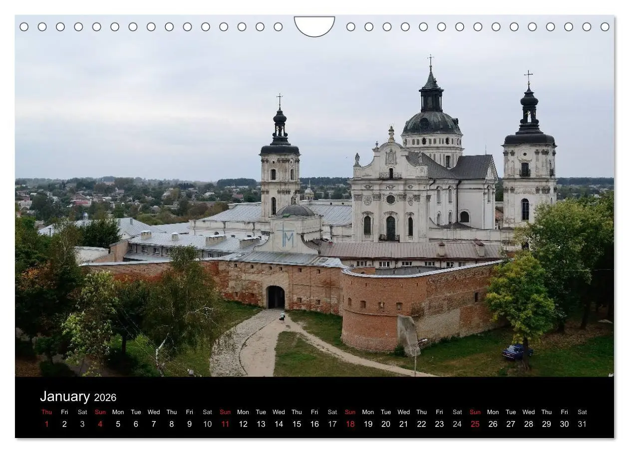 Bild: 9783516576375 | Monuments of Ukraine 2026 (Wall Calendar 2026 DIN A4 landscape),...