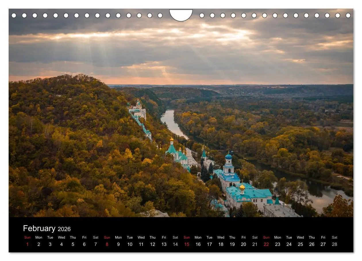 Bild: 9783516576375 | Monuments of Ukraine 2026 (Wall Calendar 2026 DIN A4 landscape),...