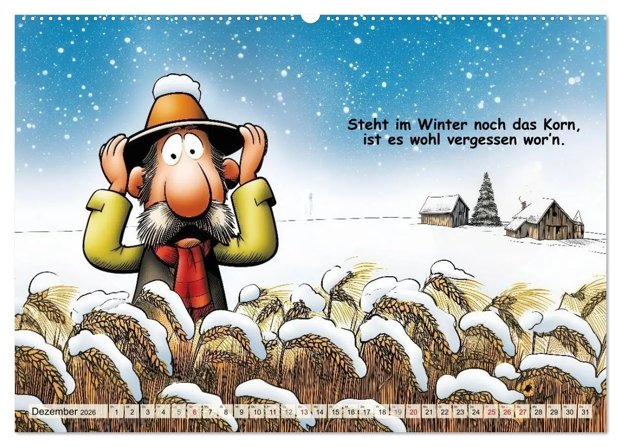 Bild: 9783516646375 | Bauernregeln, unsinnig und amüsant (Wandkalender 2026 DIN A2 quer),...