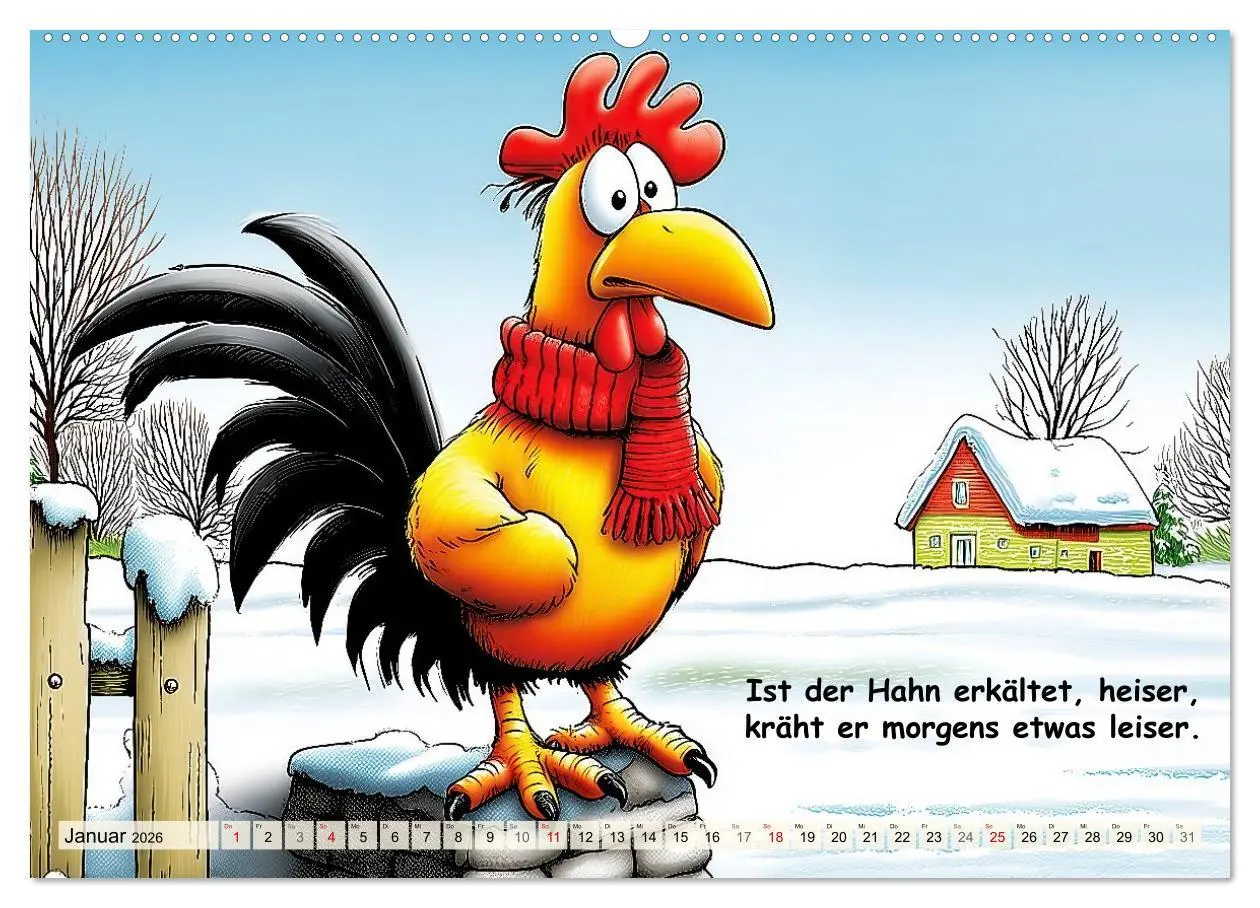 Bild: 9783516646375 | Bauernregeln, unsinnig und amüsant (Wandkalender 2026 DIN A2 quer),...