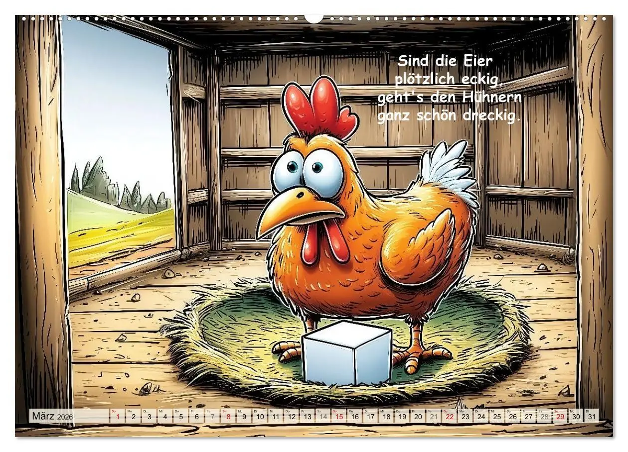 Bild: 9783516646375 | Bauernregeln, unsinnig und amüsant (Wandkalender 2026 DIN A2 quer),...
