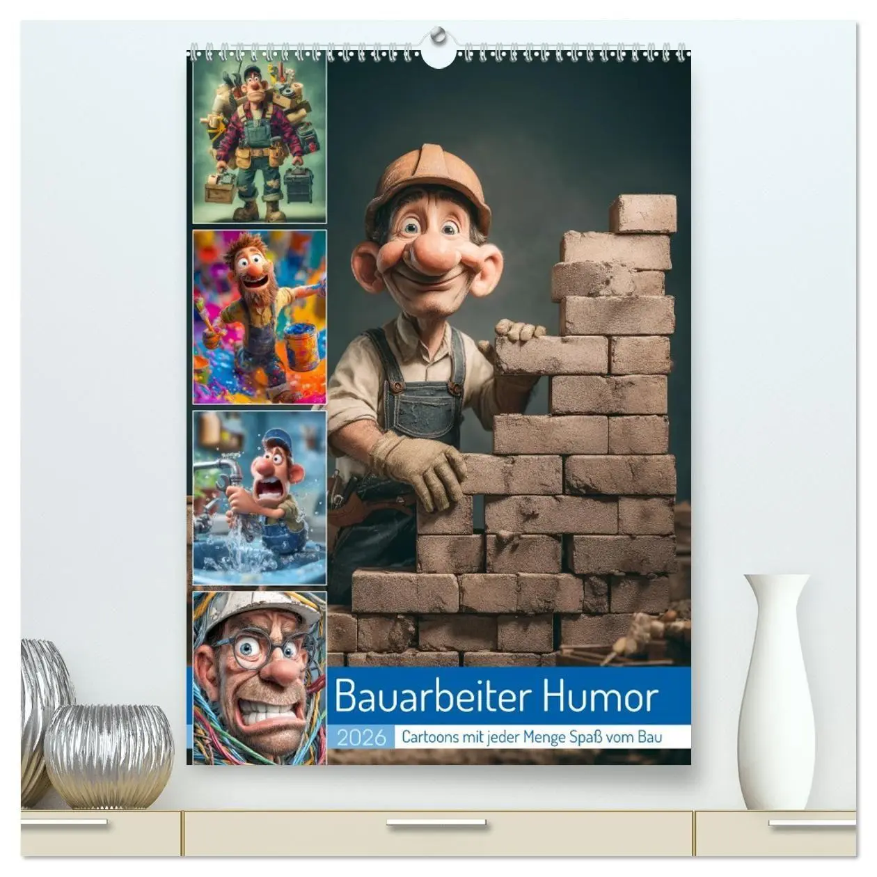 Cover: 9783516716375 | Bauarbeiter Humor (hochwertiger Premium Wandkalender 2026 DIN A2...