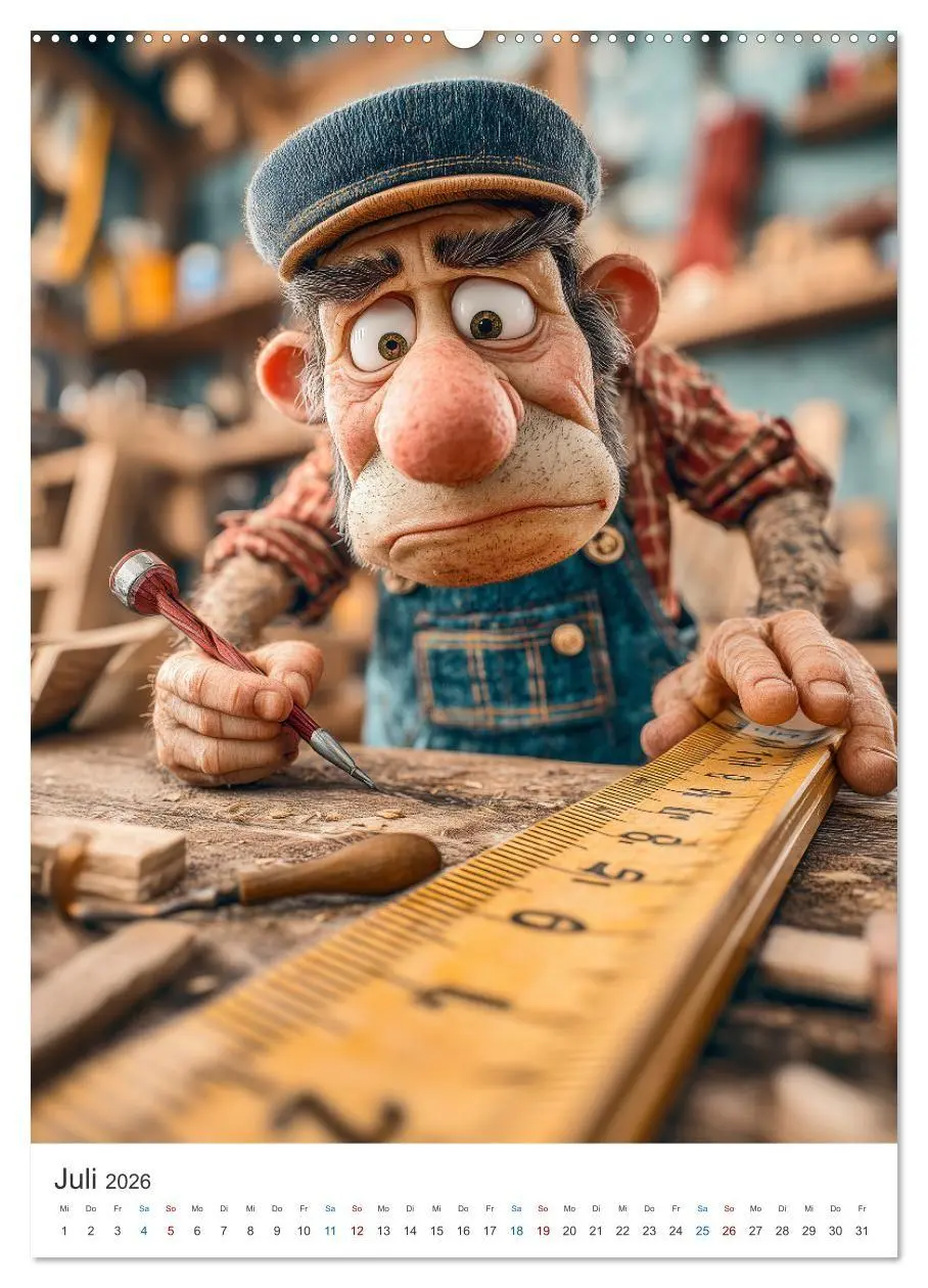 Bild: 9783516716375 | Bauarbeiter Humor (hochwertiger Premium Wandkalender 2026 DIN A2...