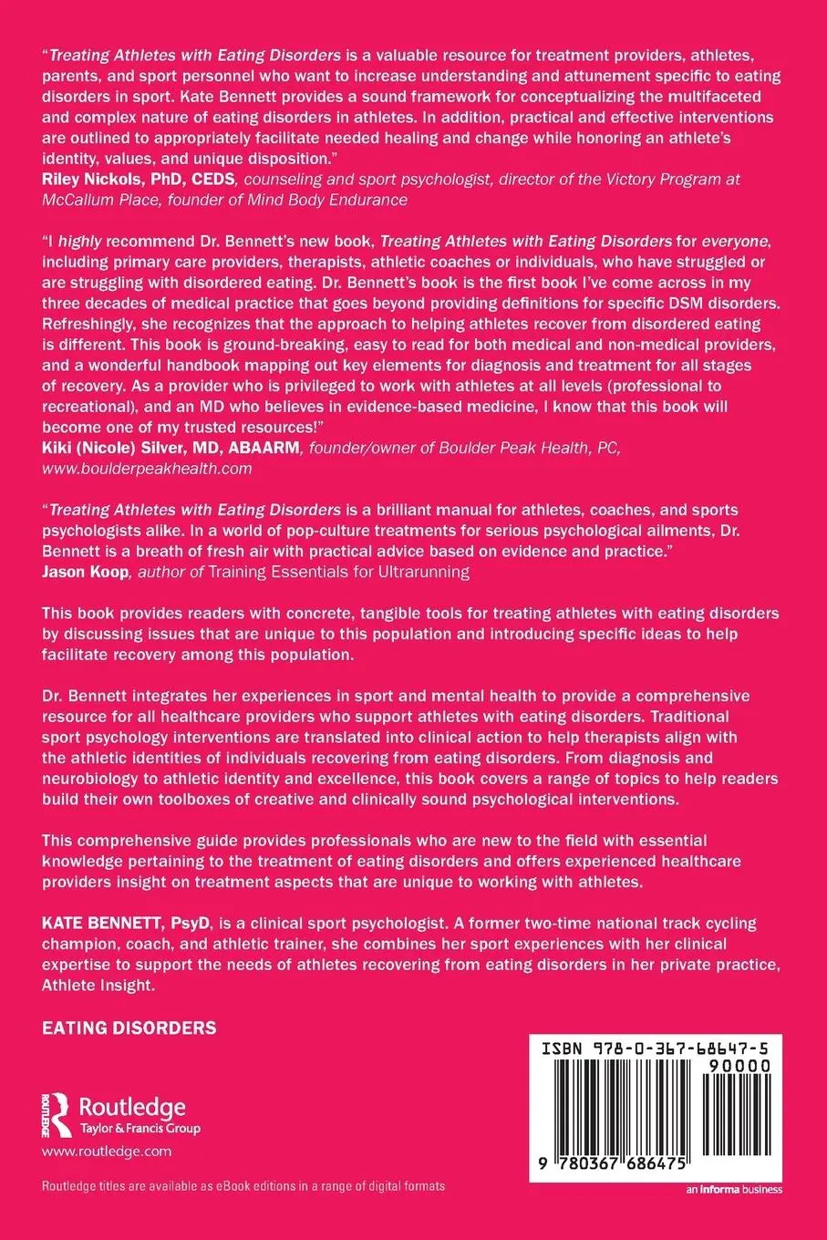 Rückseite: 9780367686475 | Treating Athletes with Eating Disorders | Kate Bennett | Taschenbuch