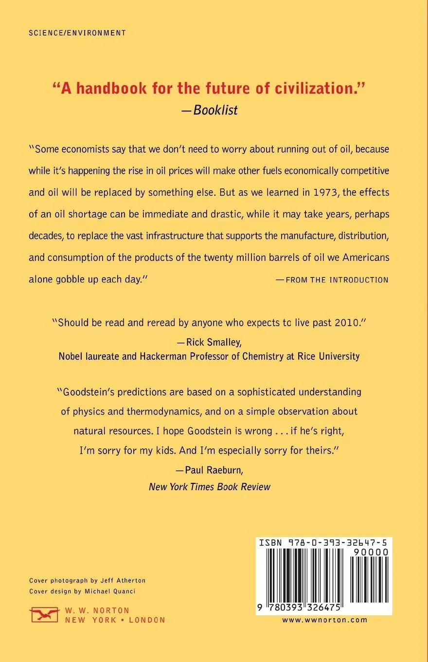 Rückseite: 9780393326475 | Out of Gas | The End of the Age of Oil | David Goodstein | Taschenbuch