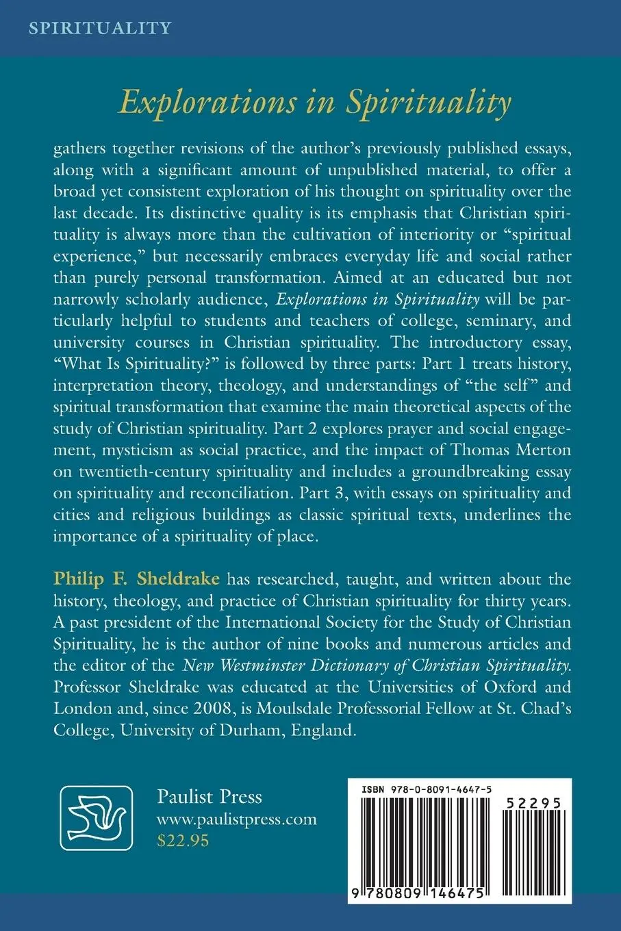Rückseite: 9780809146475 | Explorations in Spirituality | History, Theology, and Social Practice
