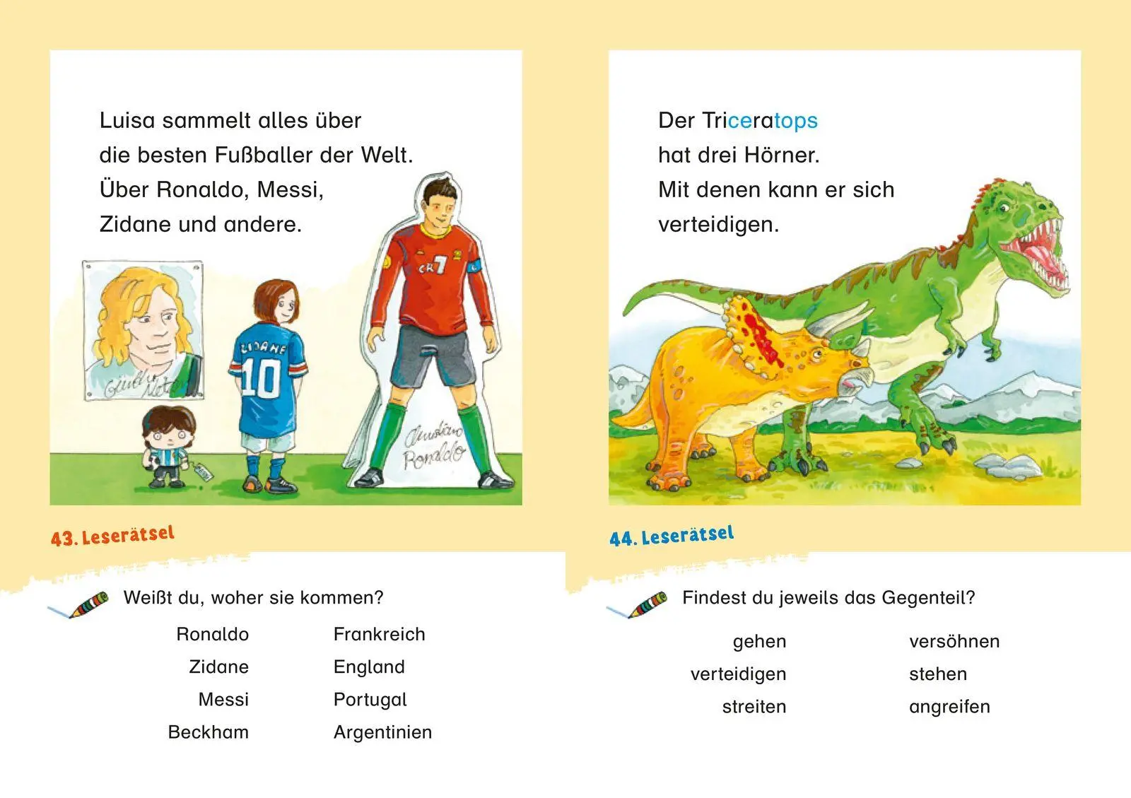 Bild: 9783737336475 | Duden Leseprofi - Coole Leserätsel zum Schulstart - Dinos und...