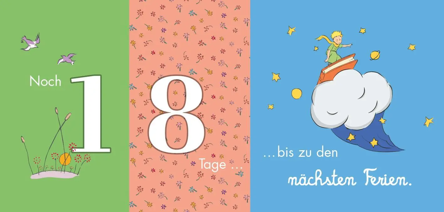 Bild: 9783845866475 | Der Kleine Prinz. Wie lange noch? Dein Countdown für besondere Anlässe