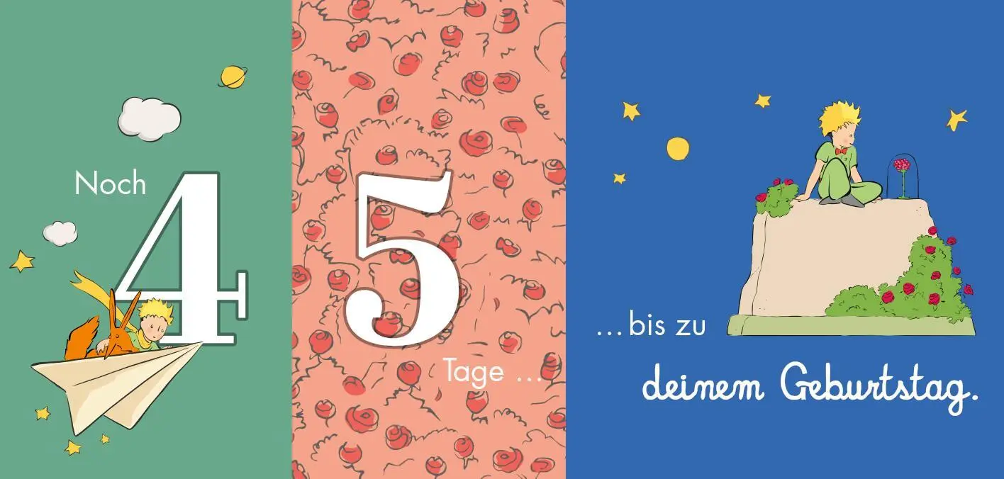 Bild: 9783845866475 | Der Kleine Prinz. Wie lange noch? Dein Countdown für besondere Anlässe