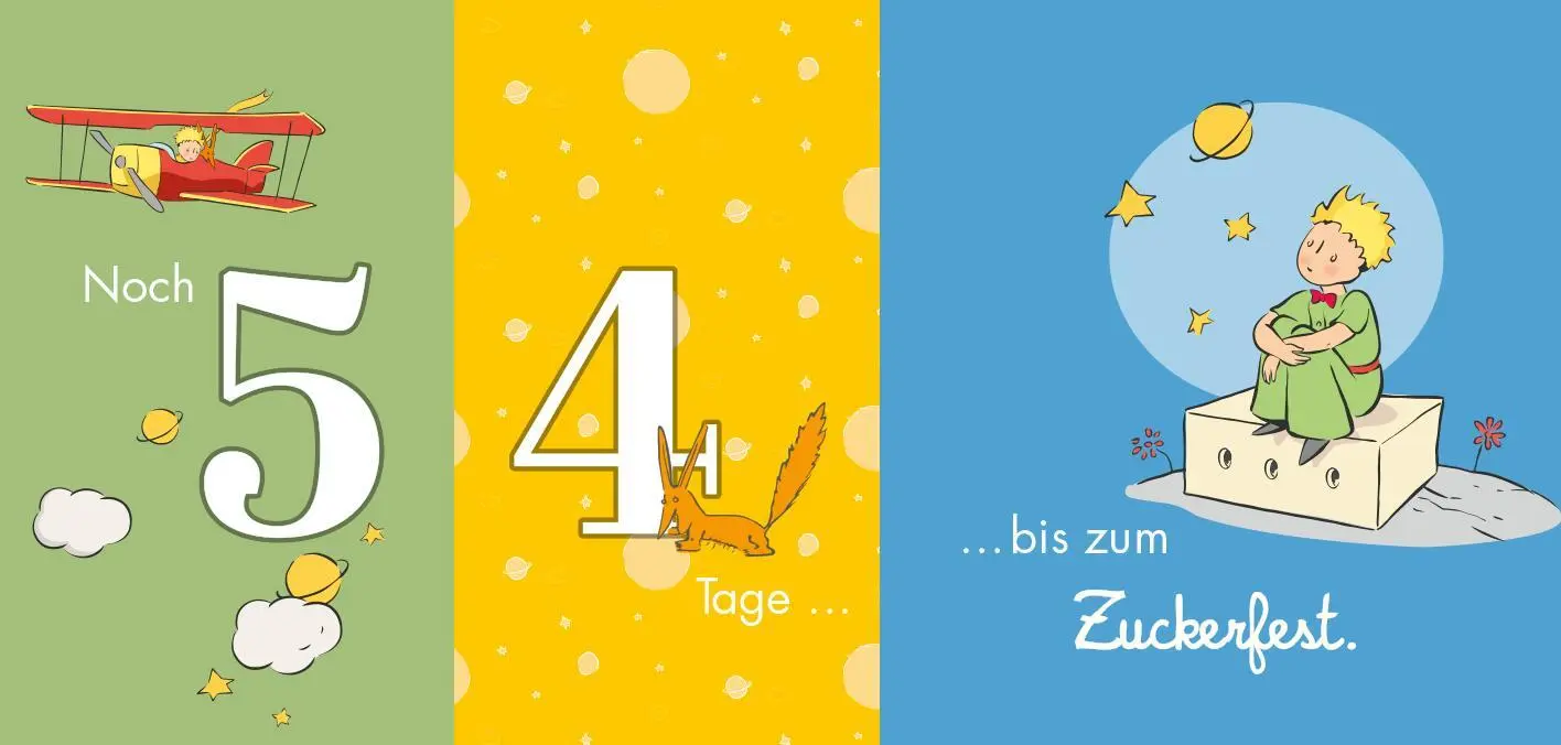 Bild: 9783845866475 | Der Kleine Prinz. Wie lange noch? Dein Countdown für besondere Anlässe