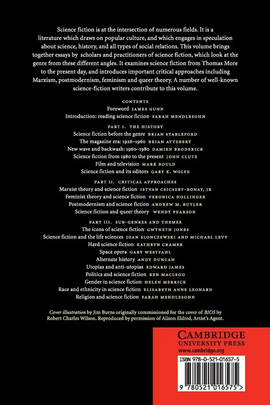 Rückseite: 9780521016575 | The Cambridge Companion to Science Fiction | Edward James (u. a.)